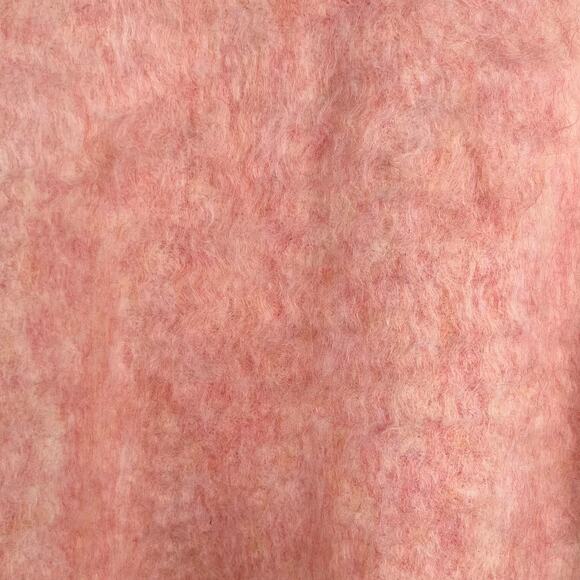 Topshop Pink Knitted Fuzzy Crewneck Pullover Sweater Oversized Small 4/6 NWT - Picture 8 of 13